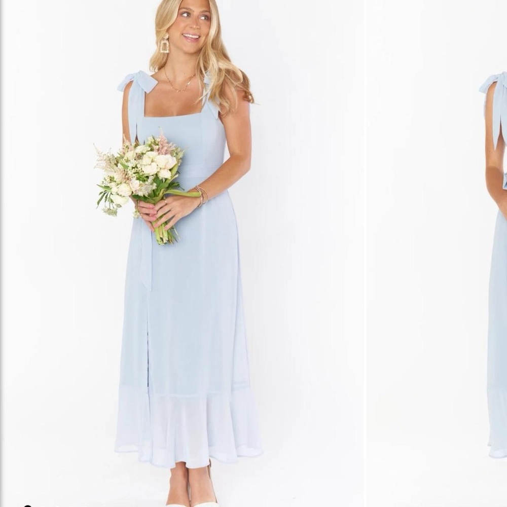 Show Me Your MuMu Light Blue Maxi Dress